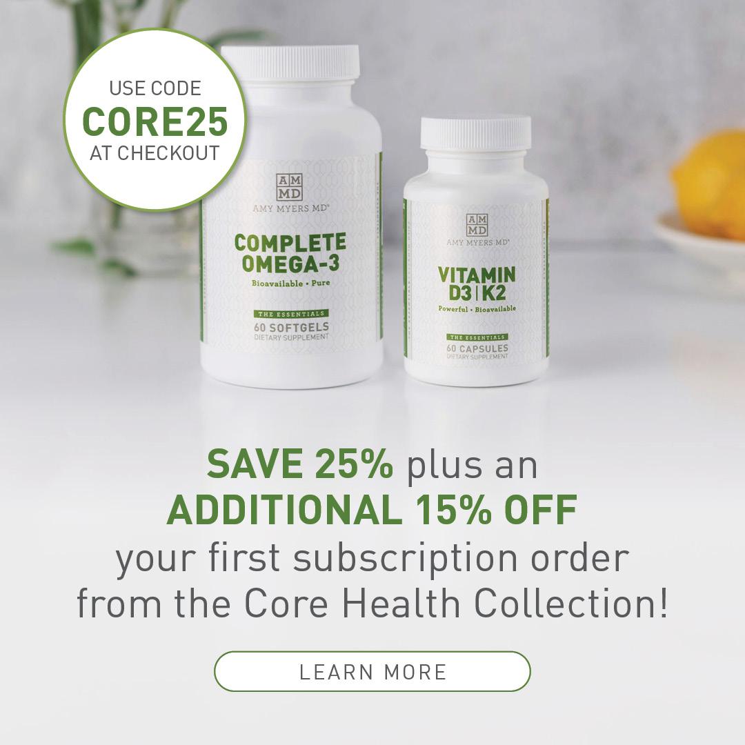 Save 25% plus an additional 15% OFF your first subscription order from the Core Health Collection! Learn More.
