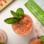 Glass with garnish - Watermelon Mojito Mocktail - Amy Myers MD®
