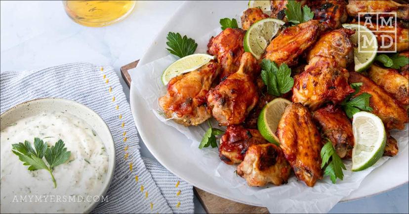 Chicken wings and rancg - AIP Chicken Wings - Amy Myers MD®