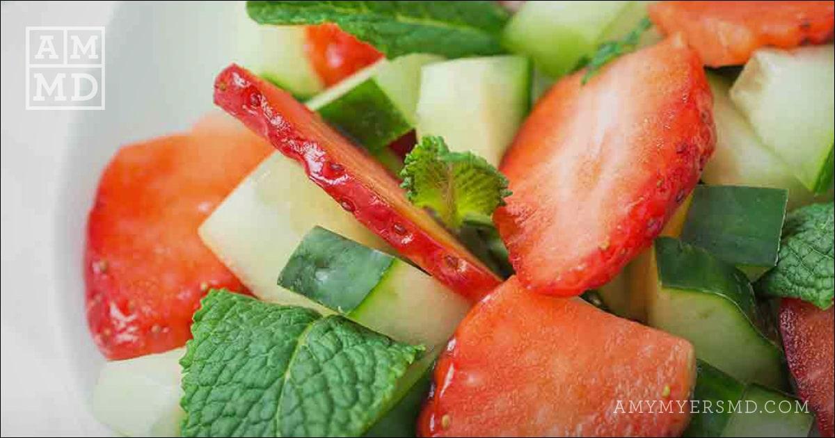 Strawberry and Cucumber Salad - Amy Myers MD®