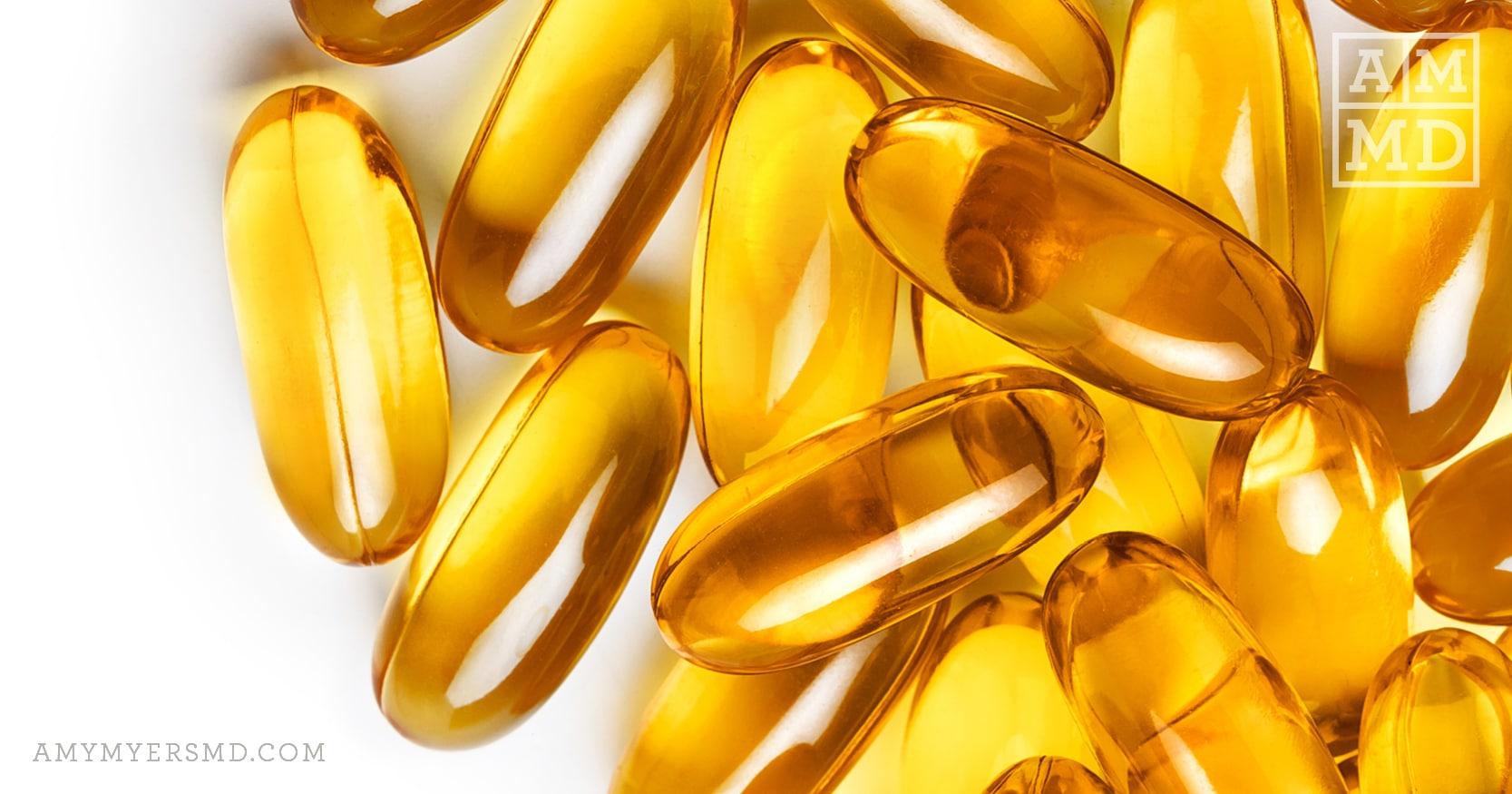 4 Top Autoimmune Supplements My Patients Take - Omega-3 Softgel Tablets - Featured Image