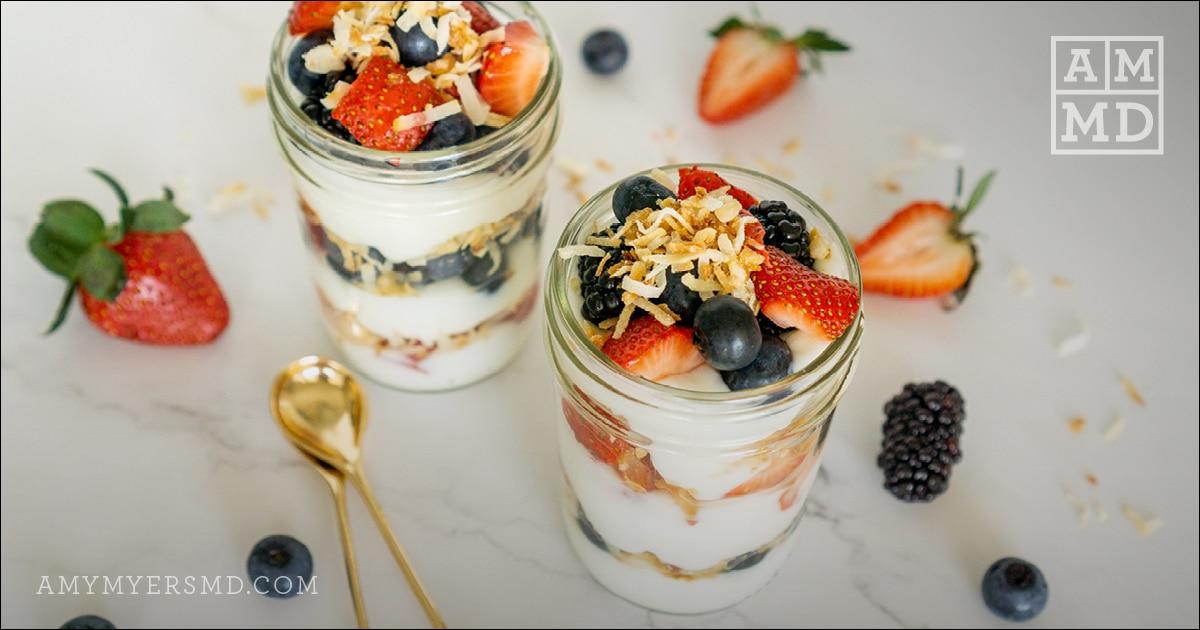 Dairy-Free Triple Berry Parfaits - Amy Myers MD®
