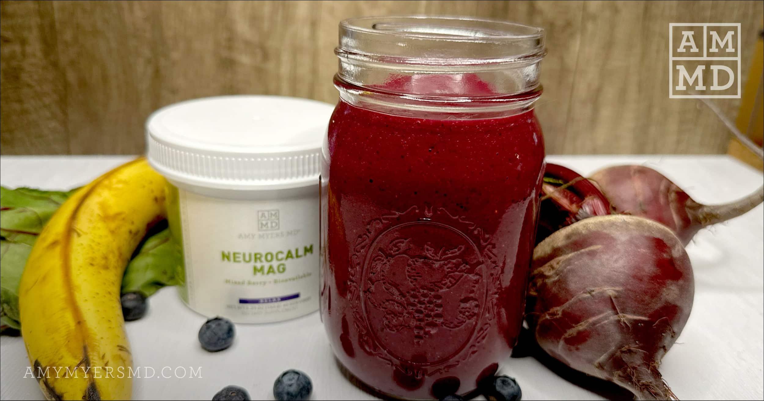 Midnight Blueberry Beet Smoothie - Amy Myers MD®