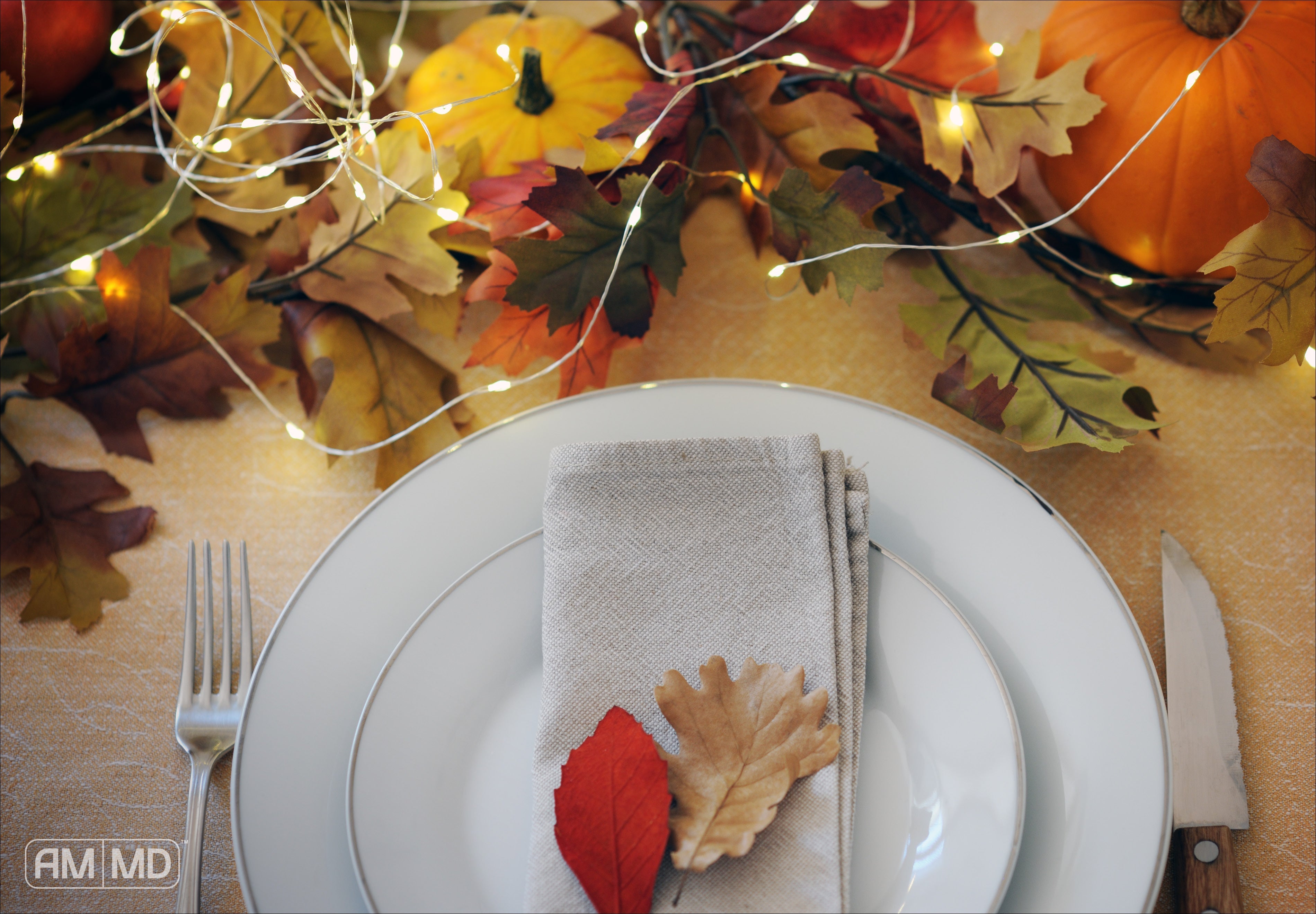 Place setting - Must-Try Paleo Holiday Swaps - AMMD™