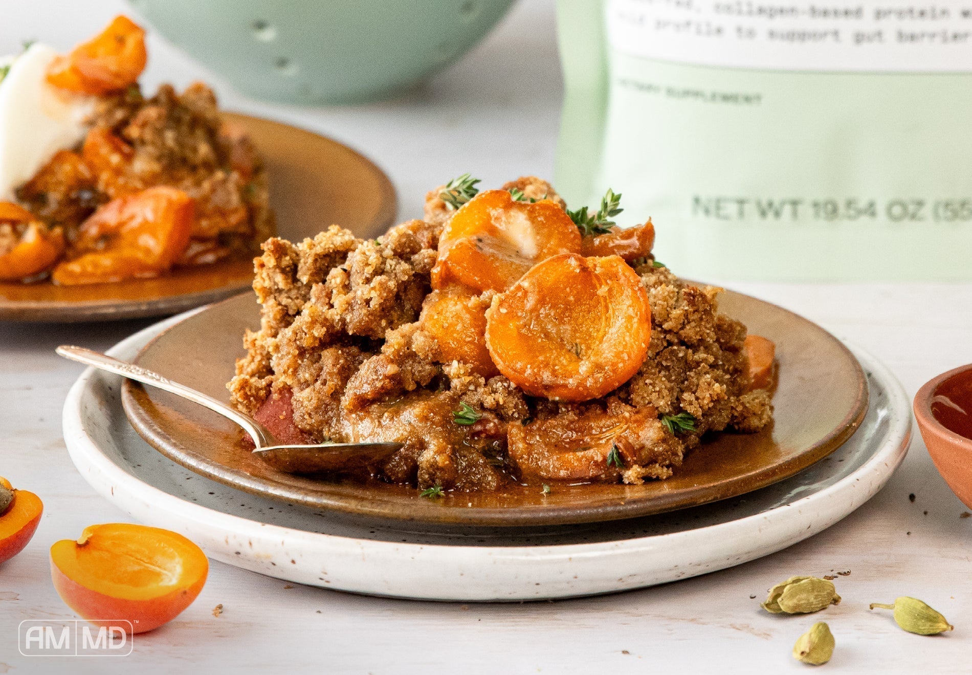 Plate of Apricot Crumble - AMMD™