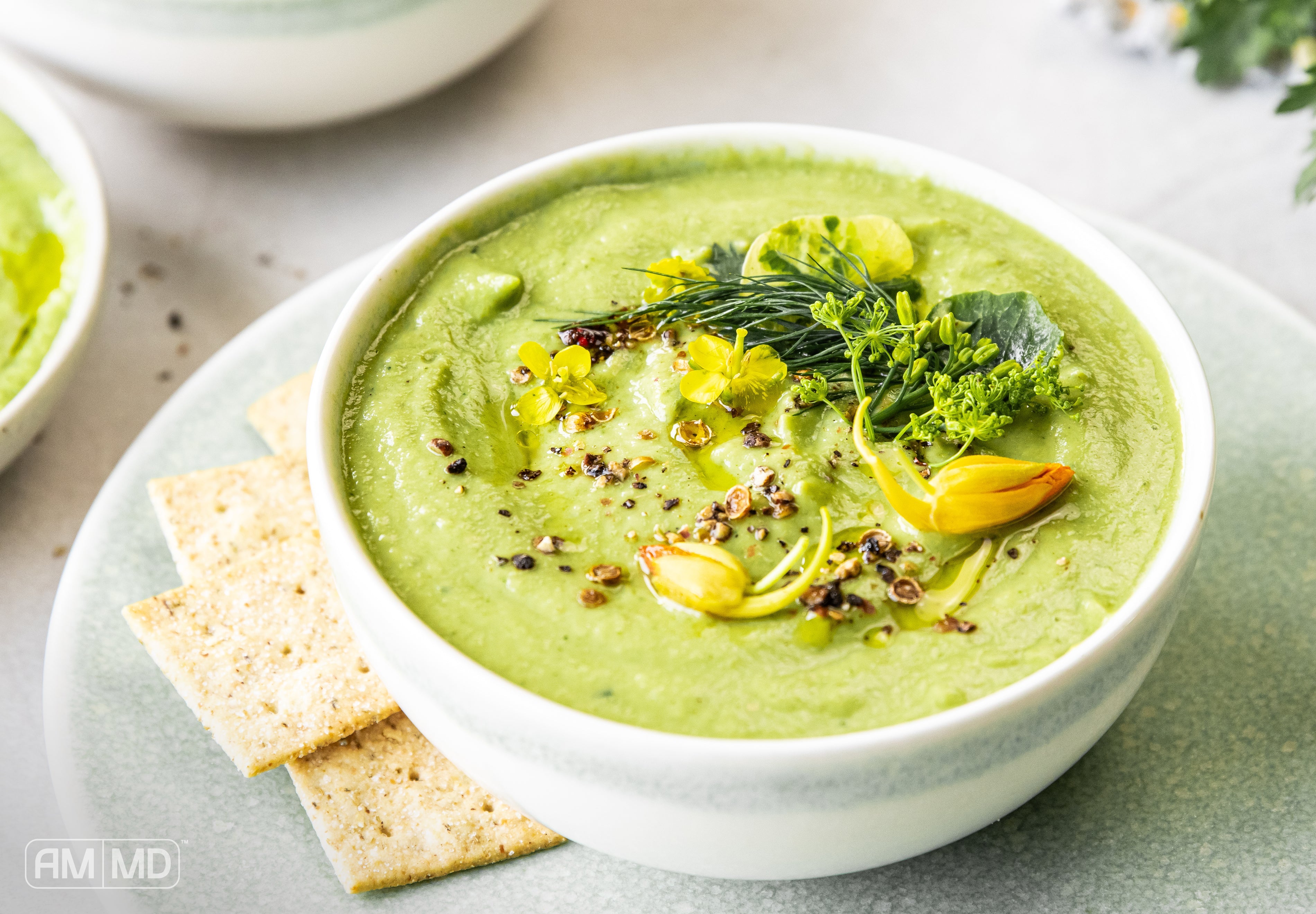 Bowl of Detox Avocado Soup - AMMD™