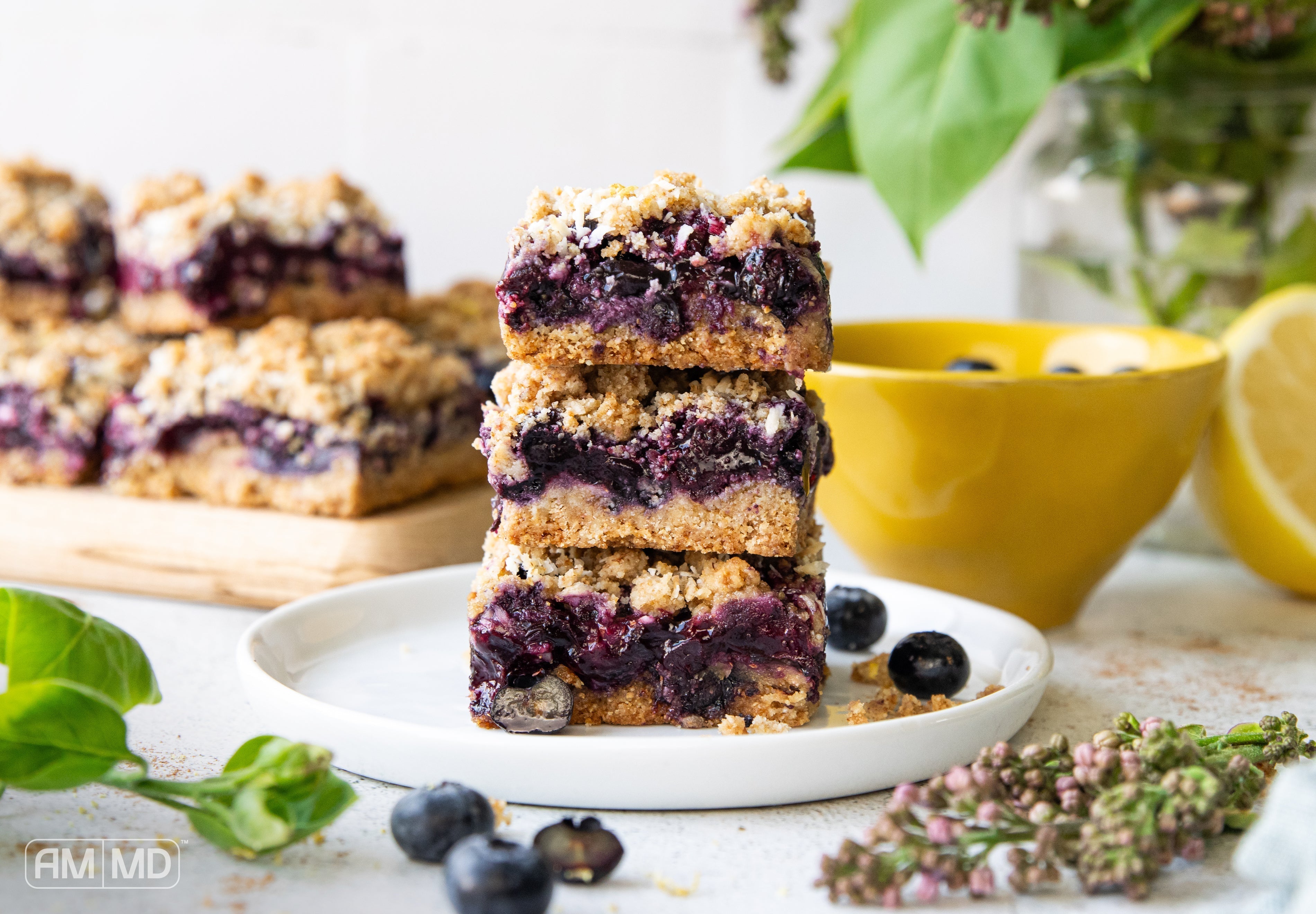Blueberry Pie Bars - AMMD™