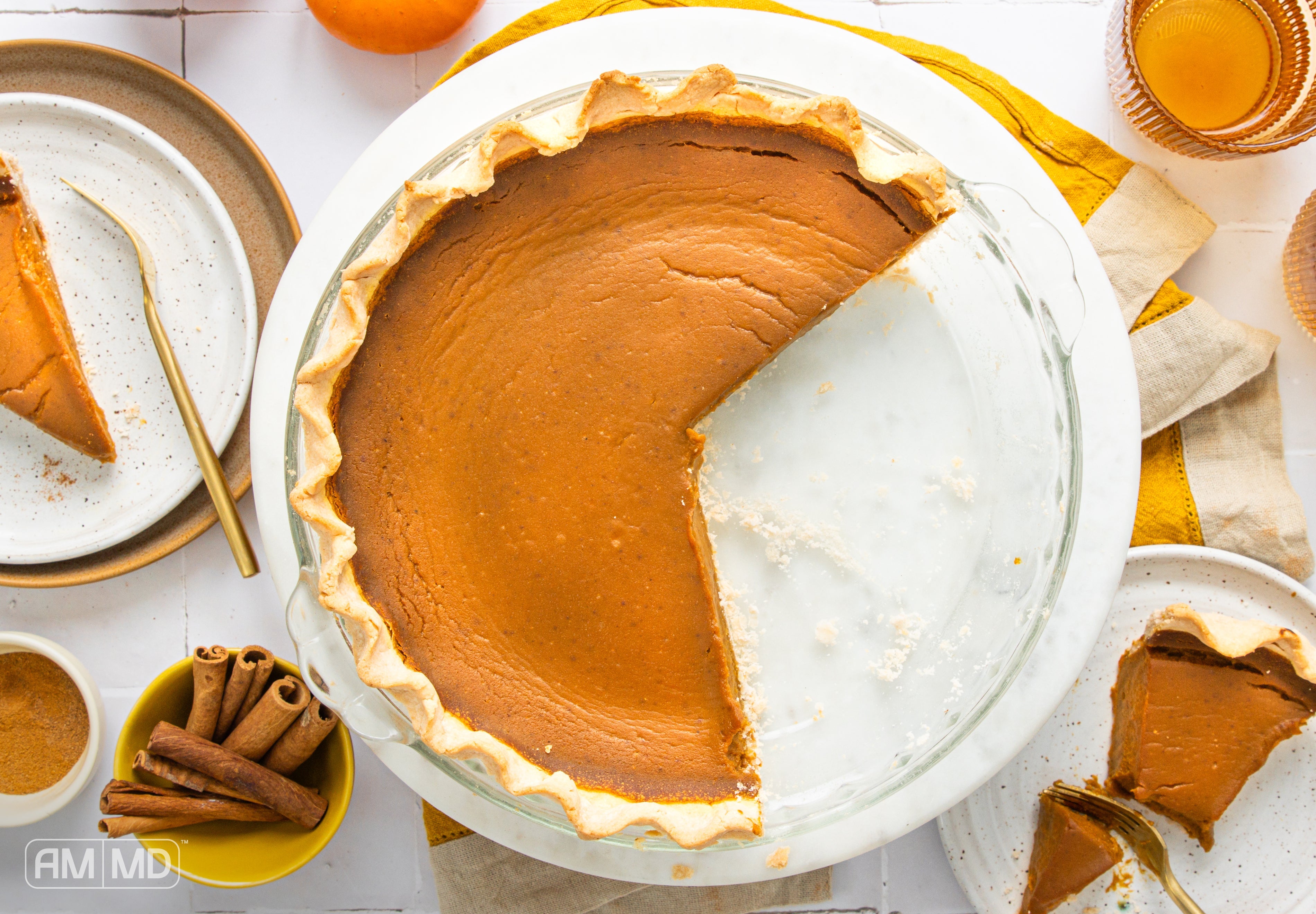 2/3 pumpkin pie - Homemade Pumpkin Pie - AMMD™