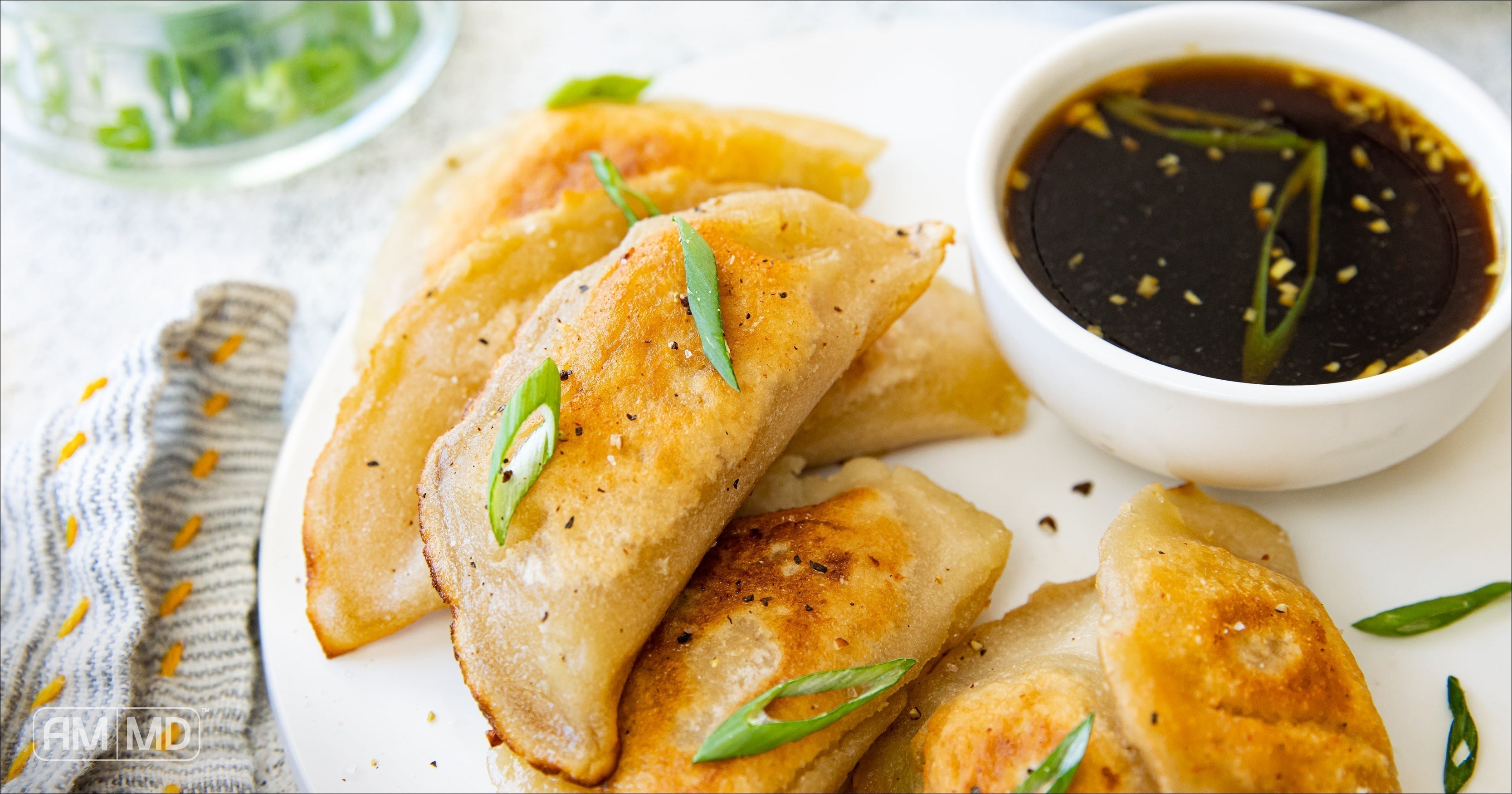 Plate of Gluten Free Pot Stickers - AMMD™