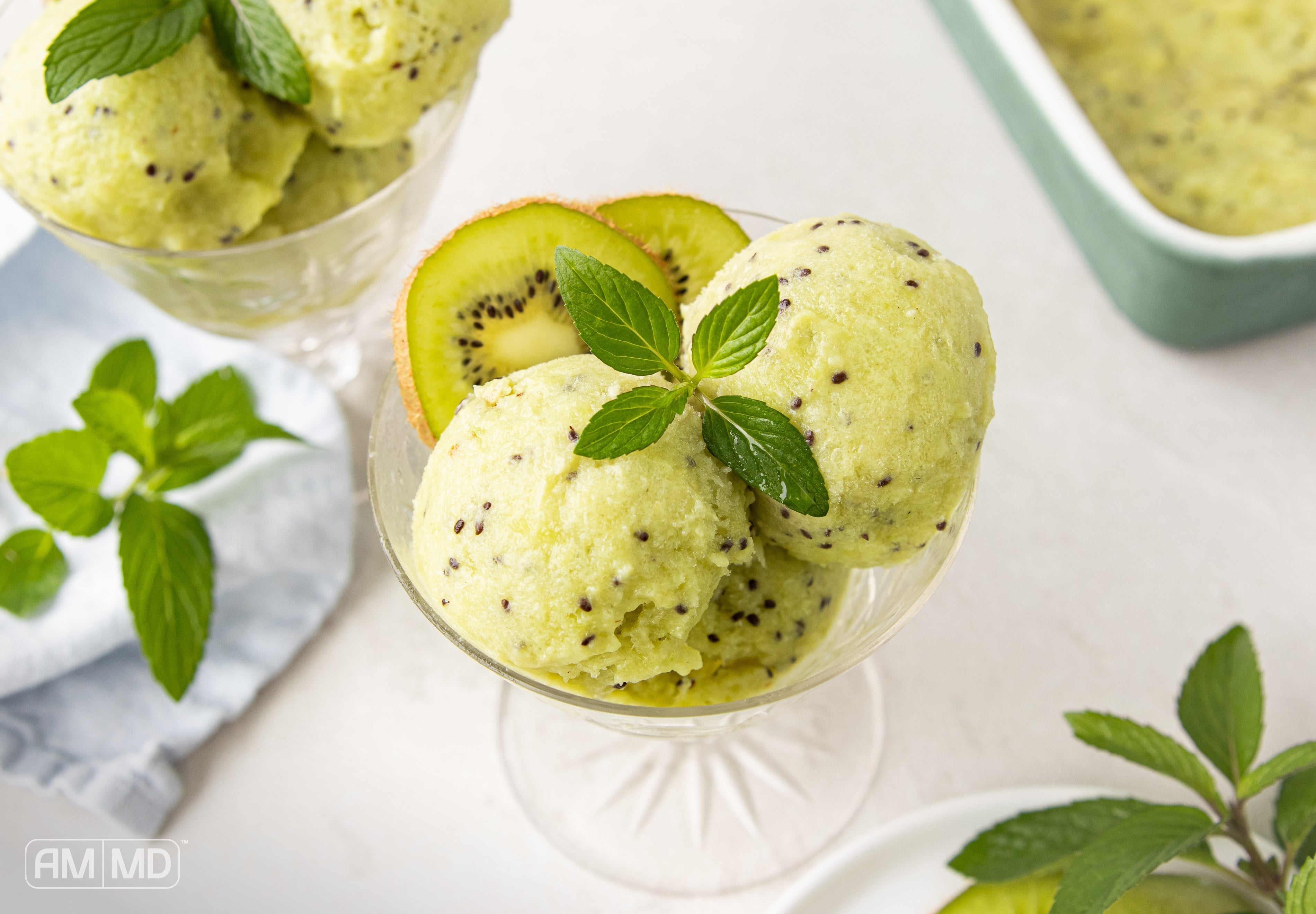 Scoops of Kiwi Sorbet - AMMD™