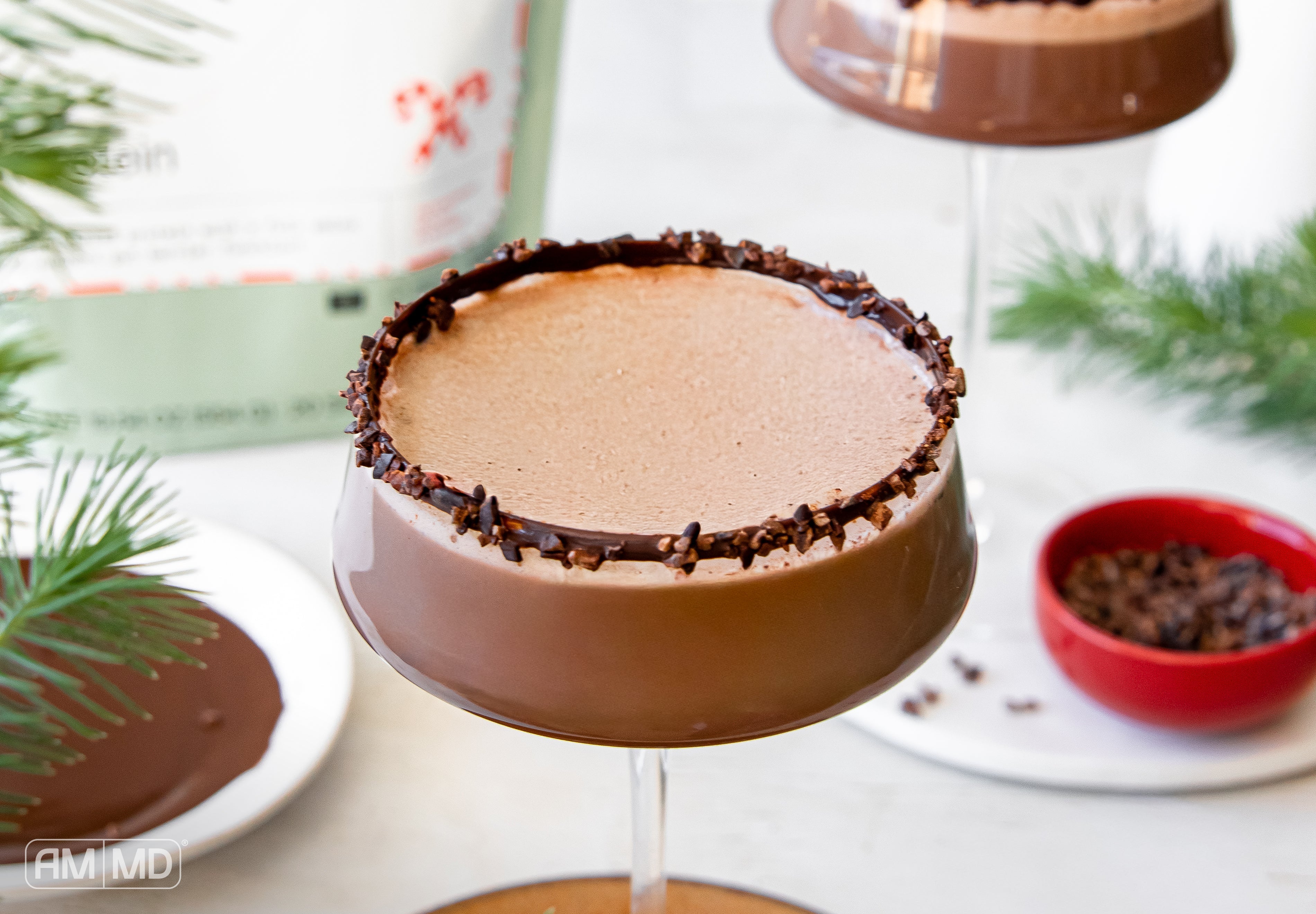 Peppermint Mocha Martini Mocktail - AMMD™
