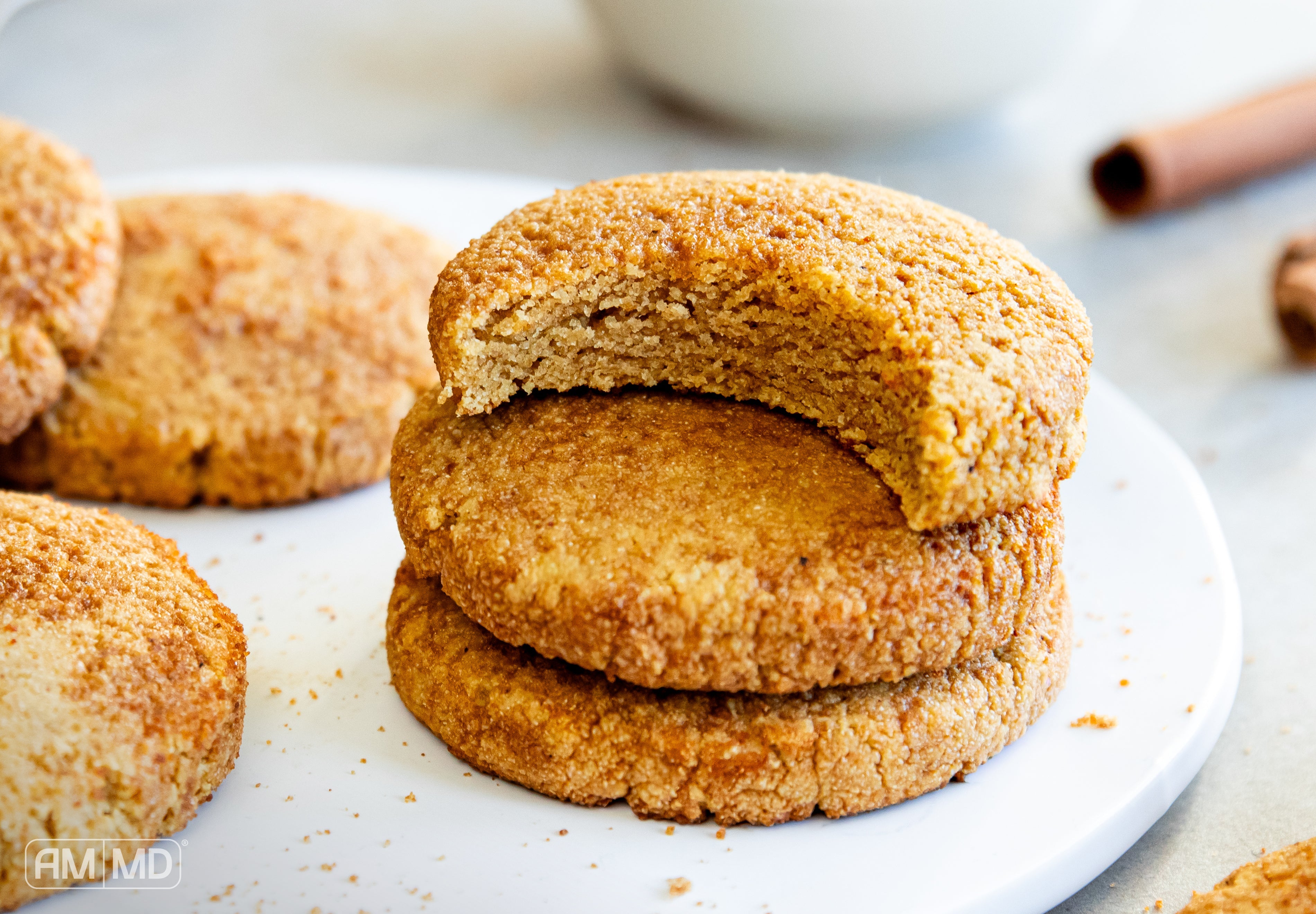 Stack of Pumpkin Spice Snickerdoodles - AMMD™
