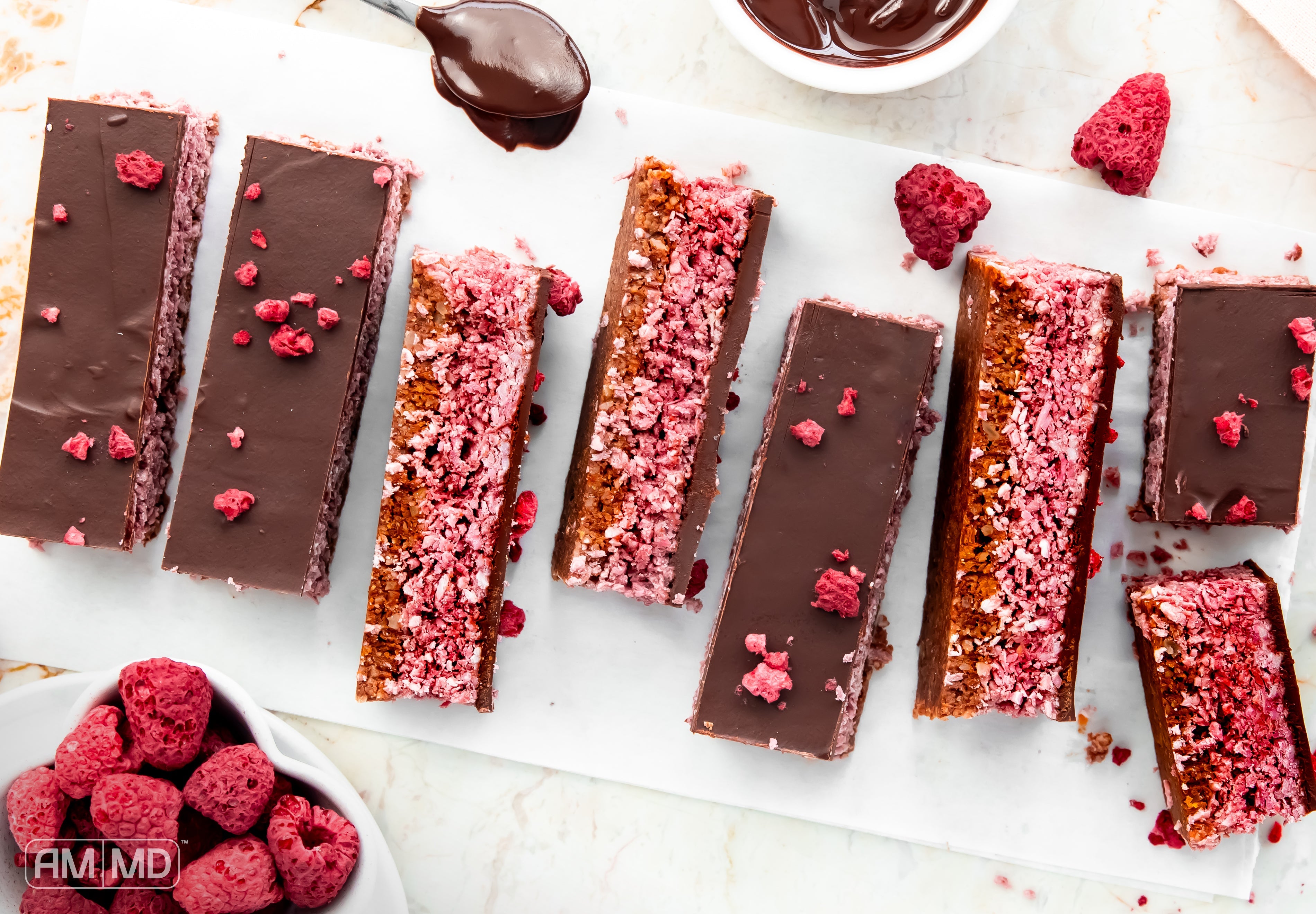 Raspberry Coconut Bars