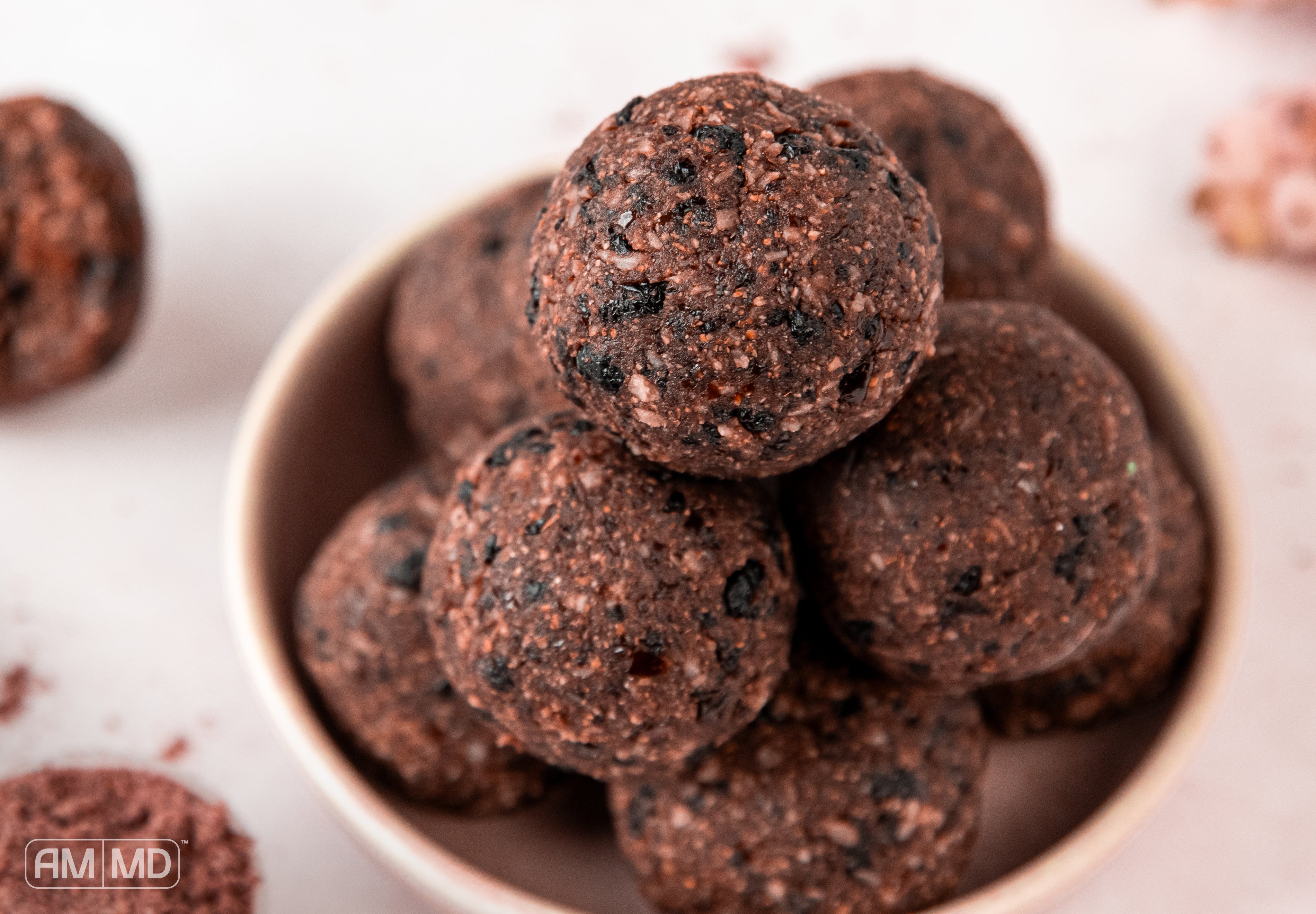 Red Superfood Bites in a bowl - AMMD™