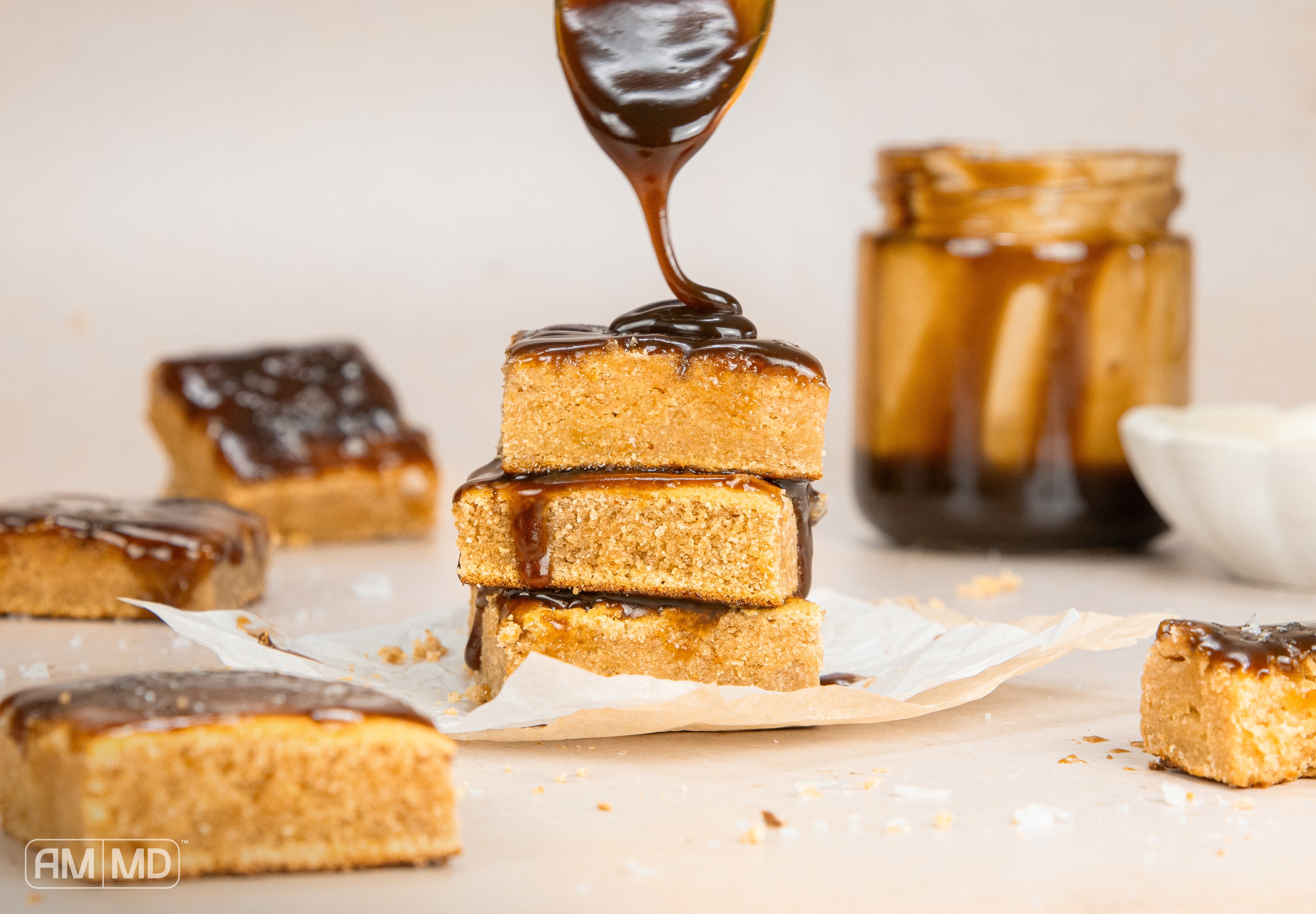 Salted Caramel Blondies - AMMD™